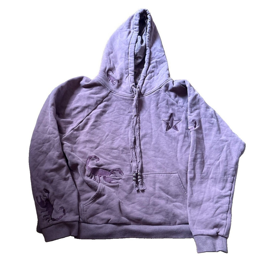 Jeffree Star Hoodie Women's XL Red Beauty Killer Fashion Sweatshirt Scorpions